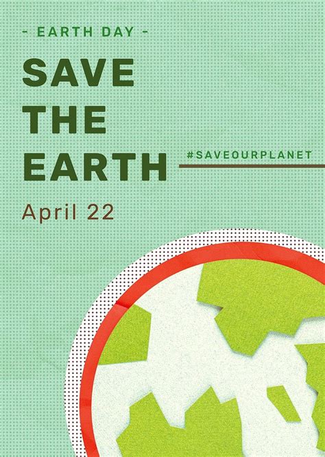 World Earth Day Poster Psd Editable Template Premium Image By
