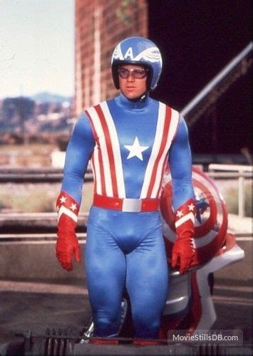 Captain America Publicity Still Of Reb Brown