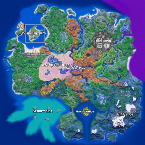 Fortnite Chapter 2 Season 7 Map World Map