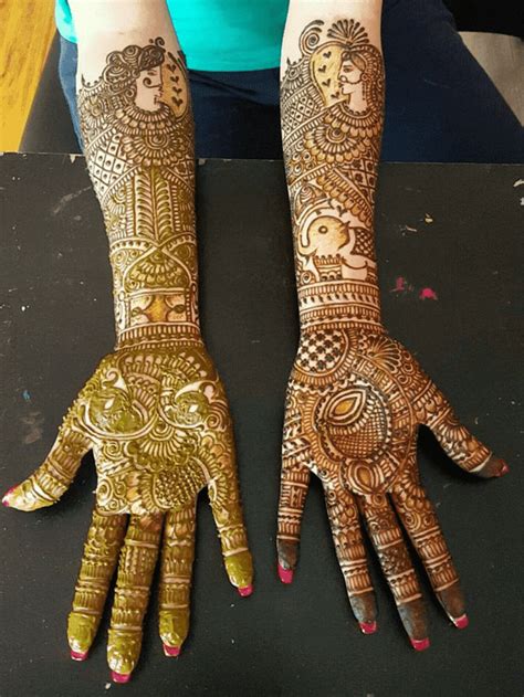 Bombay Style Mehndi Design Images Pictures Ideas