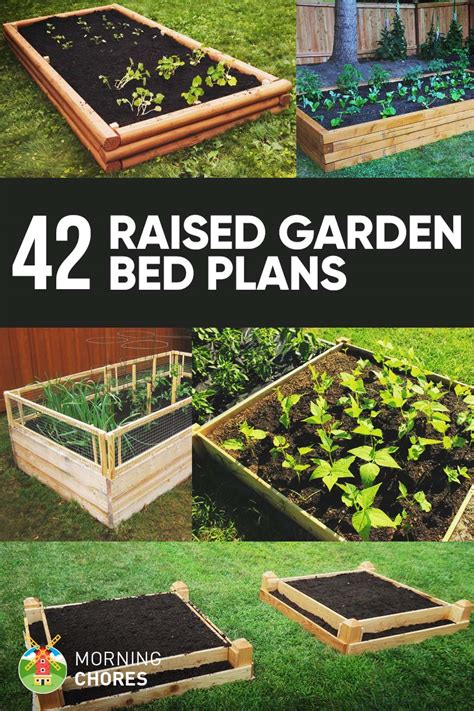 Raised Garden Bed Building Plans Image To U