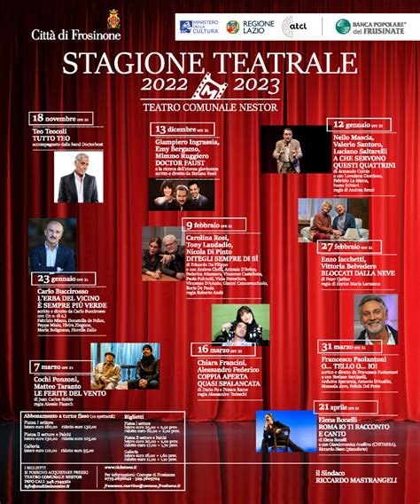 Frosinone Stagione Teatrale 2022 2023