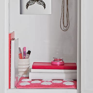 Check out our pottery barn selection for the very best in unique or custom, handmade pieces from our home & living shops. Pink Dottie Locker Rug | Pottery Barn Teen