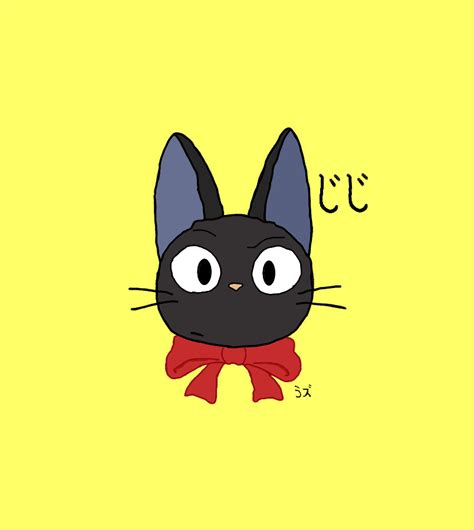 My First Drwaing Of Jiji From Kikis Delivery Service Rghibli