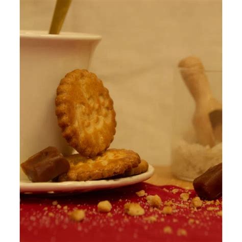 La Mere Poulard French Salted Caramel Shortbread Cookies 441 Oz 125