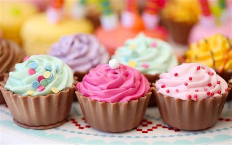 Hd Wallpaper Colorful Cream Cakes Pastries Sweet Food Wallpaper Flare