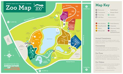 Mesker Park Zoo Zoo Map