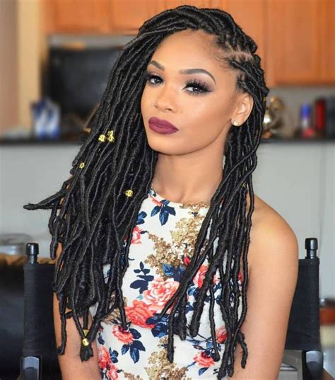 Fabulous Funky Ways To Pull Off Faux Locs Faux Locs Braided