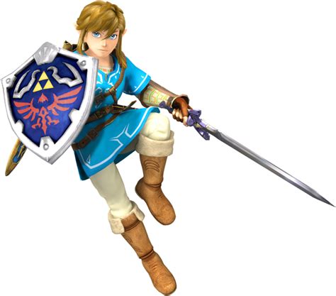 Zelda Link Transparent Clipart Breath Of The Wild Link Ssb4 Png