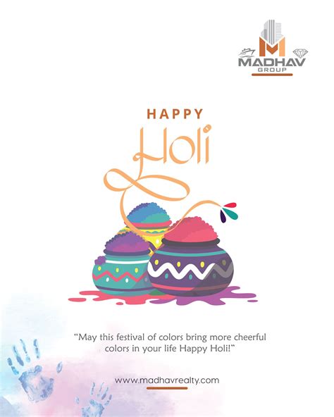 Happy Holi Festival Greetings Designed By Make Me Brand Happy Holi