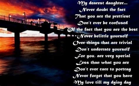 I Love You Poems For Daughter Love You Poems I Love My