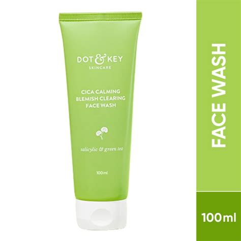 Buy Dot And Key Cica Salicylic And Green Tea Facewash For Acne Prone Skin