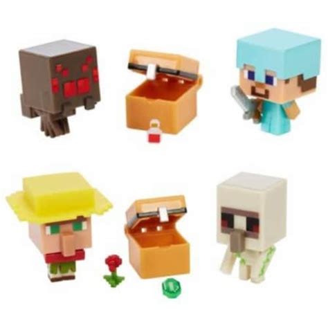 Mattel Mtthdv65 Minecraft Mob Head Minis Adventure Toy 10 Piece 1