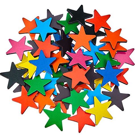 120 Pieces Star Magnets Star Shaped Colored Magnets Colorful Star