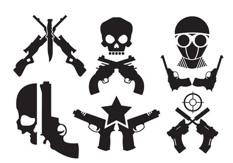 Skull And Crossed Guns