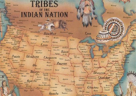 Map Of Native North American Tribes World Map
