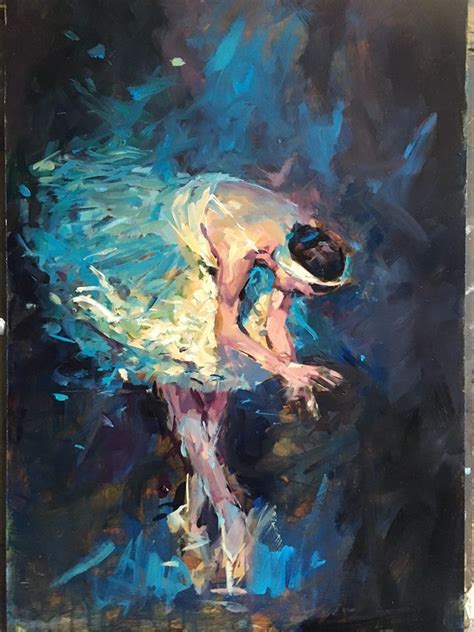 Ballerina Beautiful Painting Art Expressive Paintings By Jamel Akib