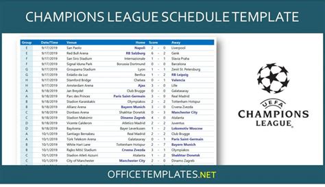 Flashscore.in livescore service offers europa league 2020/2021 scores and more than 1000 football competitions incl. UEFA Champions League 2020/2021 Schedule » OFFICETEMPLATES.NET