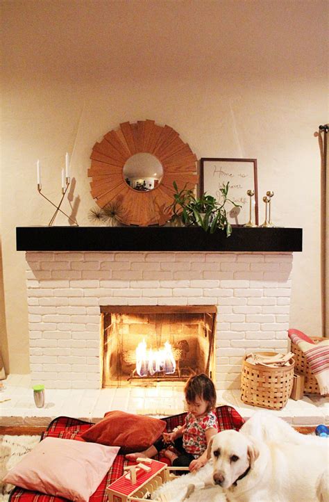 A Warm & Cozy Fireplace Update. - Pepper Design Blog