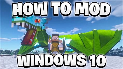 How To Download Mods In Minecraft Windows 10 Edition Youtube