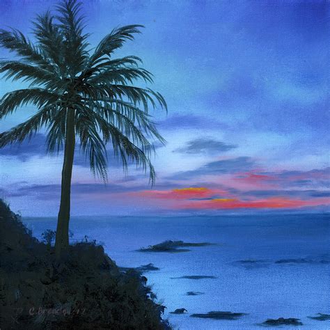 Hawaiian Sunset Paintings Wallpapers Gallery