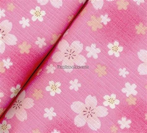 sakura kimono fabric fabric pink cotton sakura kimono