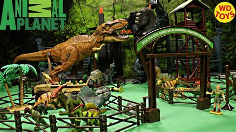 New Animal Planet Mega Dino Park King Kong Vs T Rex