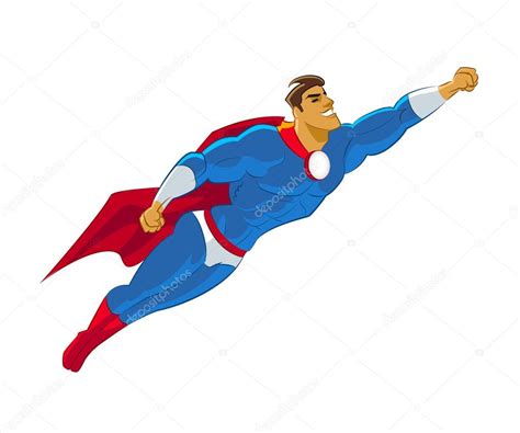 Superhero Flying Stock Vector Image By ©maxutov 22894948