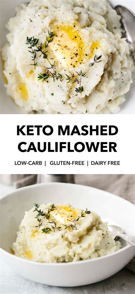 Keto Mashed Cauliflower Keto Mashed Cauliflower Creamy Mashed