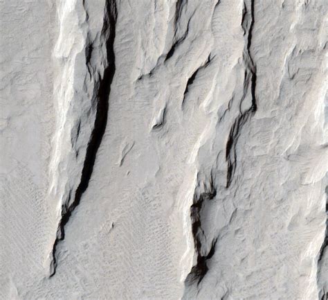 Yardang Sculpted Deposits From Apollonaris Patera Mars From Space