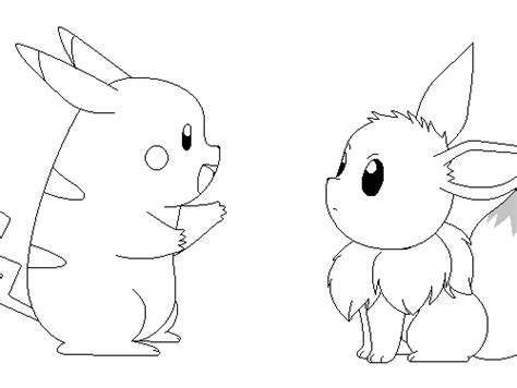 You may also furnish details as your child gets engrossed. .:Pikachu and Eevee Base 2:. by Electric-Rodent on DeviantArt