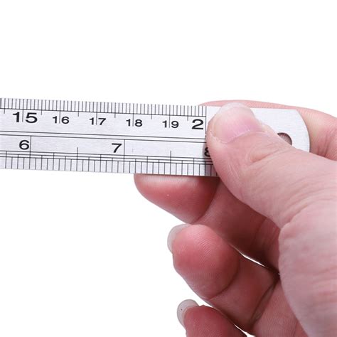 Stainless Steel 20cm 8 Inch Metric Straight Ruler Measuring Tool M3b1
