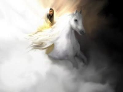In ancient times a white horse was used by a conquering king who would ride into a city conquered. The Great Escape-The Second Coming of Christ - The Bottom ...