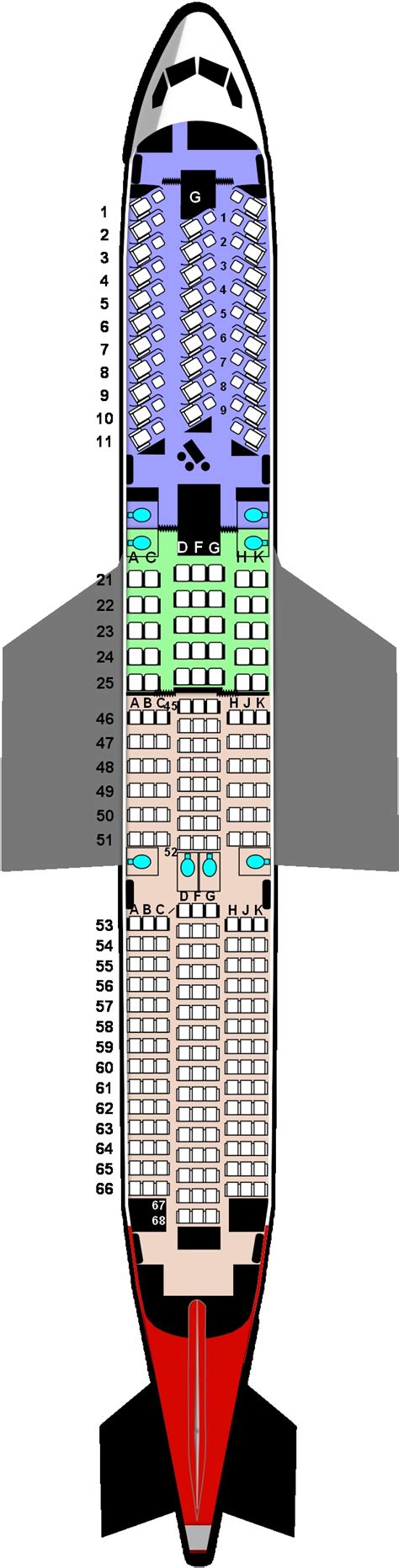 Seating Plan Boeing 787 9