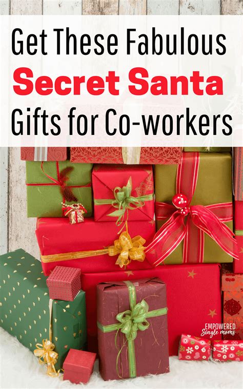 Fun Secret Santa Gifts For Co Workers Empowered Single Moms