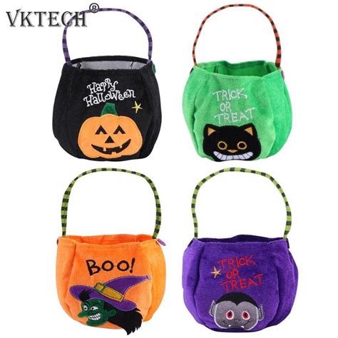 Trick Or Treat Halloween Basket Halloween Treat Bags Candy
