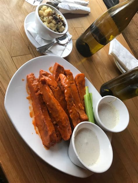 The ingredients for seitan wings consist of the dough, the broth, and then the sauces. Seitan Buffalo wings from #watercoursefoods 🤤 in 2020 ...