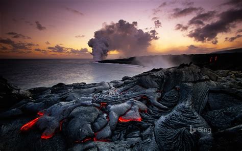 Hawaii Volcanoes National Park 2016 Bing Desktop Wallpaper