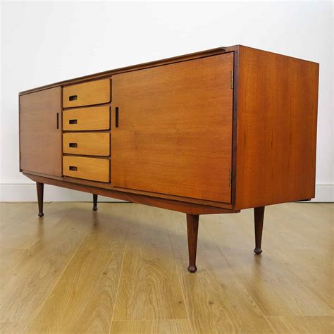1960s Teak Sideboard By Meredew Furniture Mark Parrish Mid Century Modern