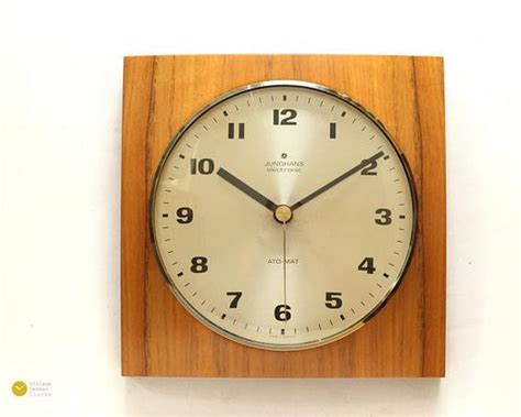 Mid Century Junghans Wall Clock 60s Nelson Modern Germany Mcm Atomic