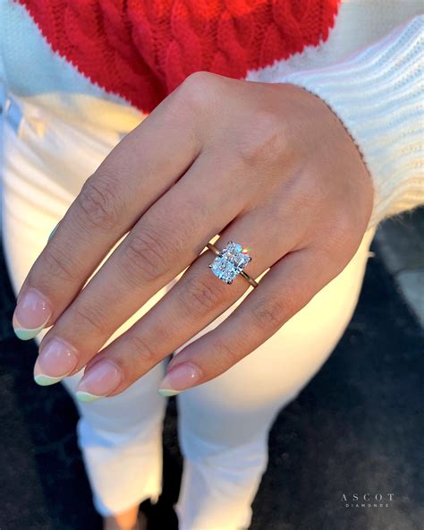 Elongated Cushion Cut Engagement Rings Ascot Diamonds