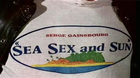 Sea Sex And Sun Frenchenglish Lyrics Serge Gainsbourg Youtube