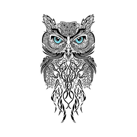 Owl Tattoo Outline