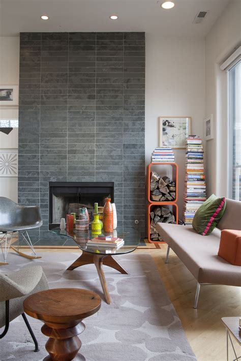 11 Sample Mid Century Fireplace Basic Idea Home Decorating Ideas