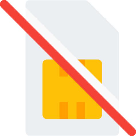 Make sure to use the correct size—standard, microsim, or nanosim—for your phone. No sim card - Free communications icons