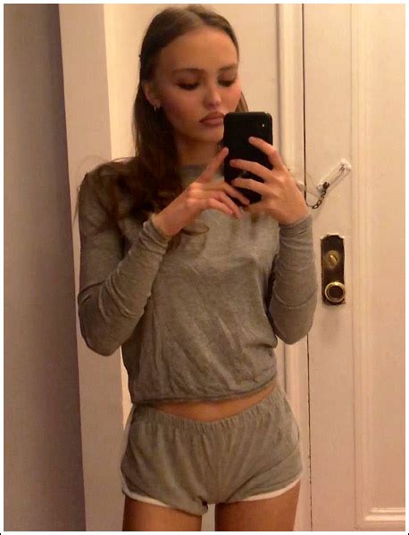 lily rose depp selfies her sexy little body in skimpy pajamas… wow