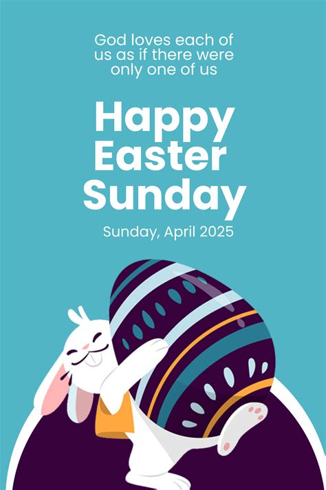 Pinterest Easter Sunday Template Edit Online And Download Example