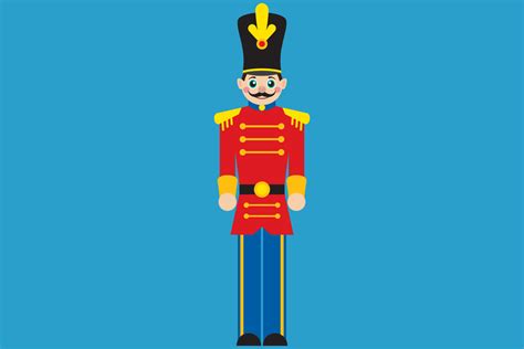 Cute Christmas Toy Soldier Svg Cut Files