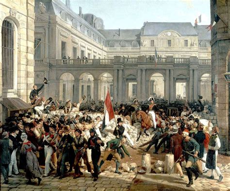 Vernet 31 Juillet 1830 Louis Philippe Quitte Le Palais Royal