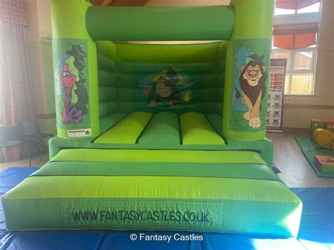 Jungle Bouncy Castle And Soft Play At A Party In Telford Bouncy Castle